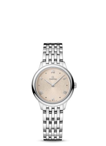 Omega De Ville Quartz 27.5 Stainless Steel / Beige / Bracelet